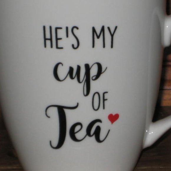 Brand New Pfaltzgraff He's My Cup of Tea 18 ounces Durable Porcelain Never Used - Picture 4 of 4